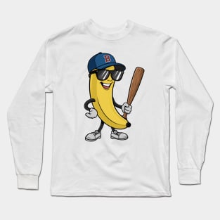 Banana Baseball Lover Long Sleeve T-Shirt